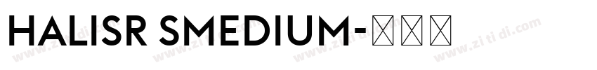 HalisR SMedium字体转换